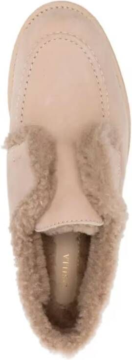 Le Silla Yacht Fod. Montone Loafers in beige