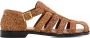 Loewe Sandalen Campo Flat Sandal in bruin - Thumbnail 1