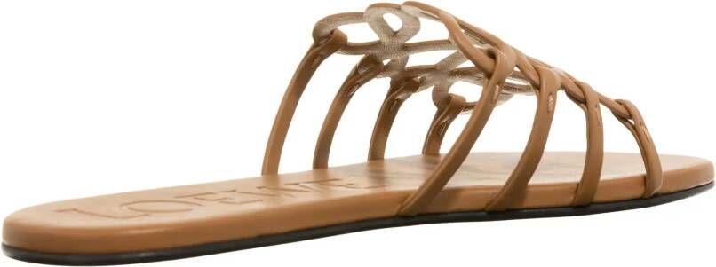 Loewe Slippers & Mules Petal Anagram Slide in bruin