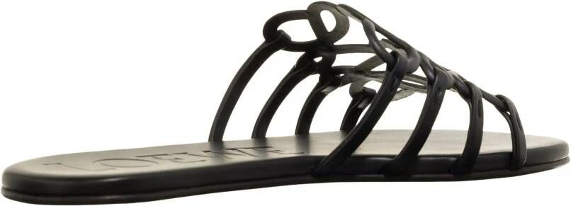 Loewe Slippers & Mules Petal Anagram Slide in zwart