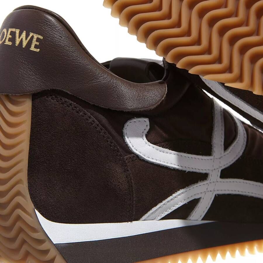 Loewe Sneakers Flow Runner In Nylon and Suede in bruin
