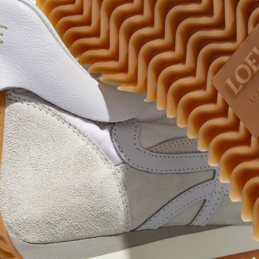Loewe Sneakers Flow Runner In Nylon and Suede in crème