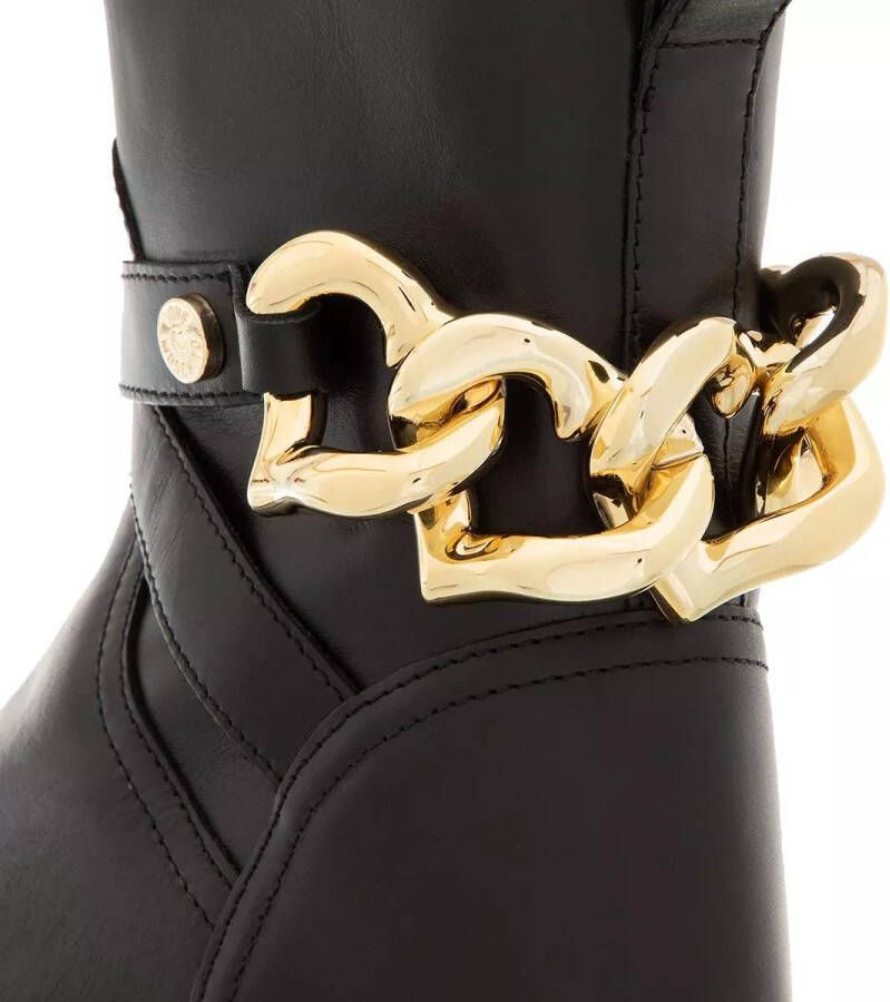 Love Moschino Enkellaarzen met hart amulet Zwart - Foto 2