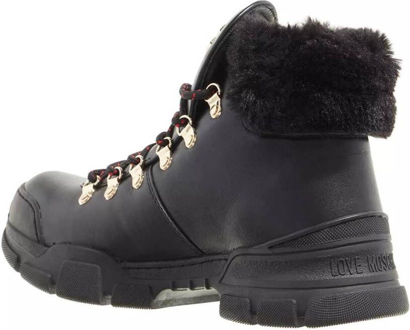 Love Moschino Boots & laarzen Sneakerd.Trek45 Vitello+Softpl in zwart