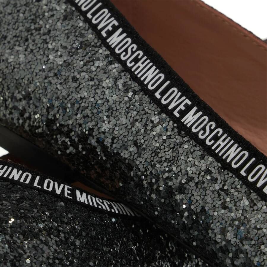 Love Moschino Loafers Ballerina in donkergrijs