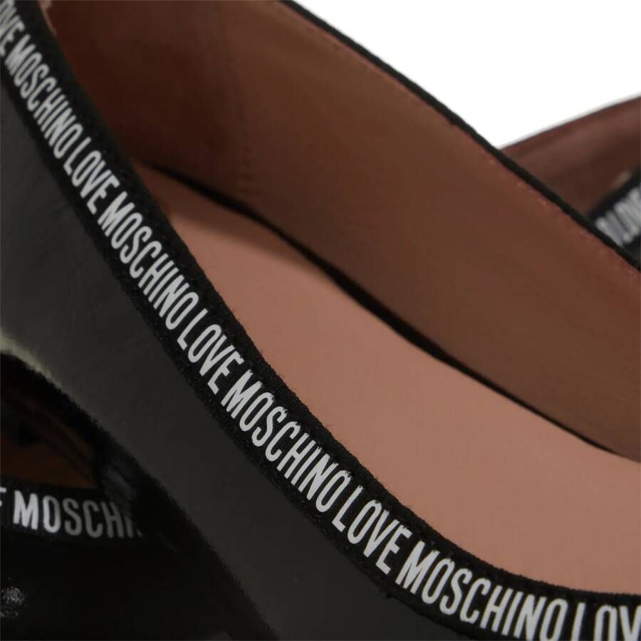 Love Moschino Loafers Ballerina in zwart