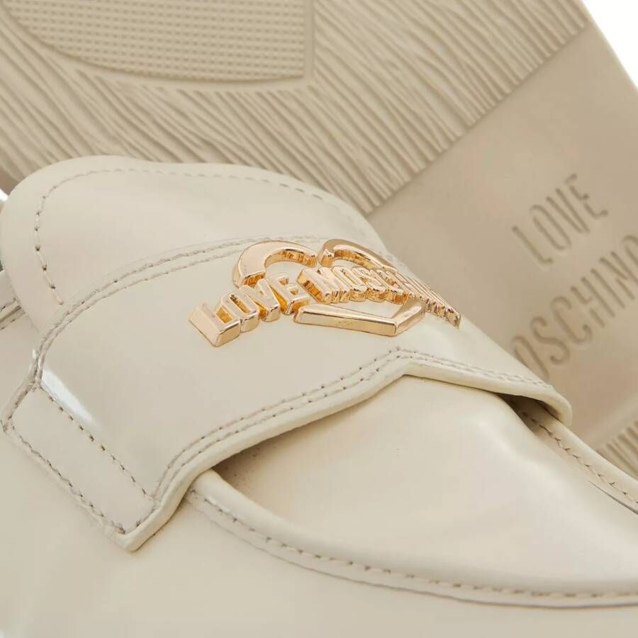 Love Moschino Loafers City Love in crème