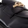 Love Moschino Zwarte Loafer met Logo in Geborsteld Leer Black Dames - Thumbnail 2