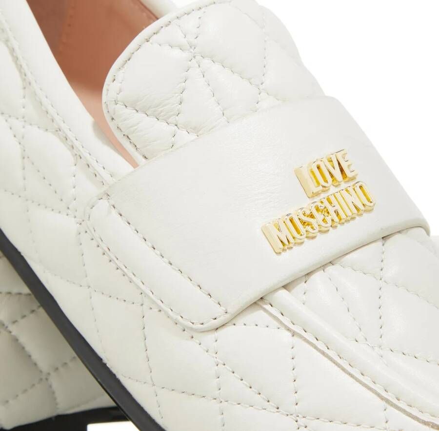 Love Moschino Loafers New Flat Love Scarpa Donna in crème