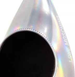Love Moschino Pumps & high heels Rubber Logo in zilver