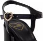 Love Moschino Fantasy Color Leren Plateau Sandalen Black Dames - Thumbnail 3