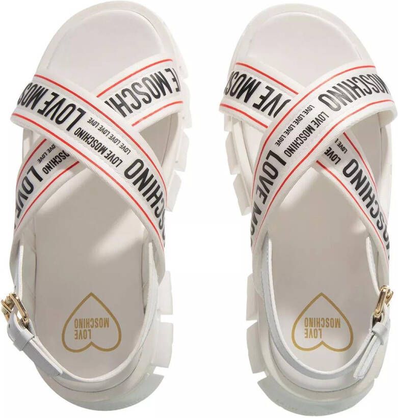 Love Moschino Sandalen Tassel Sandal in wit