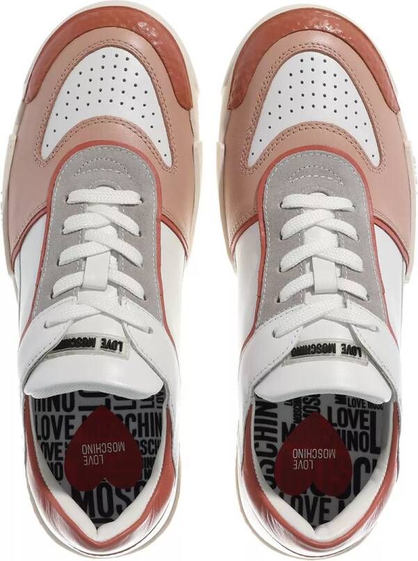 Love Moschino Sneakers Sneakerd Text50 Mix in poeder roze