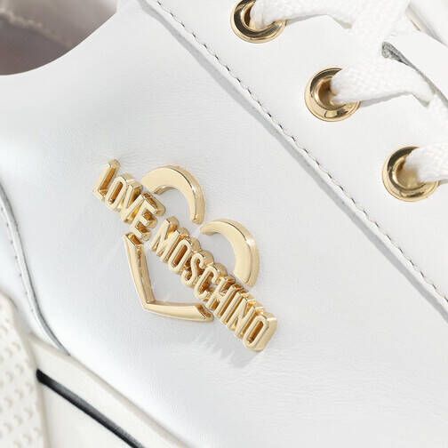 Love Moschino Sneakers Sneakerd Text50 Vitello in white