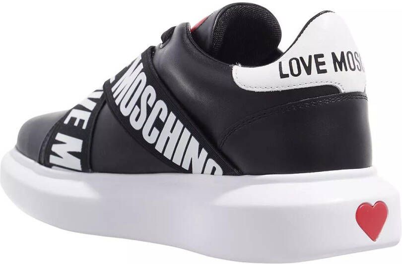 Love Moschino Sneakers Sneakerd.Gomma40 Vit. in zwart