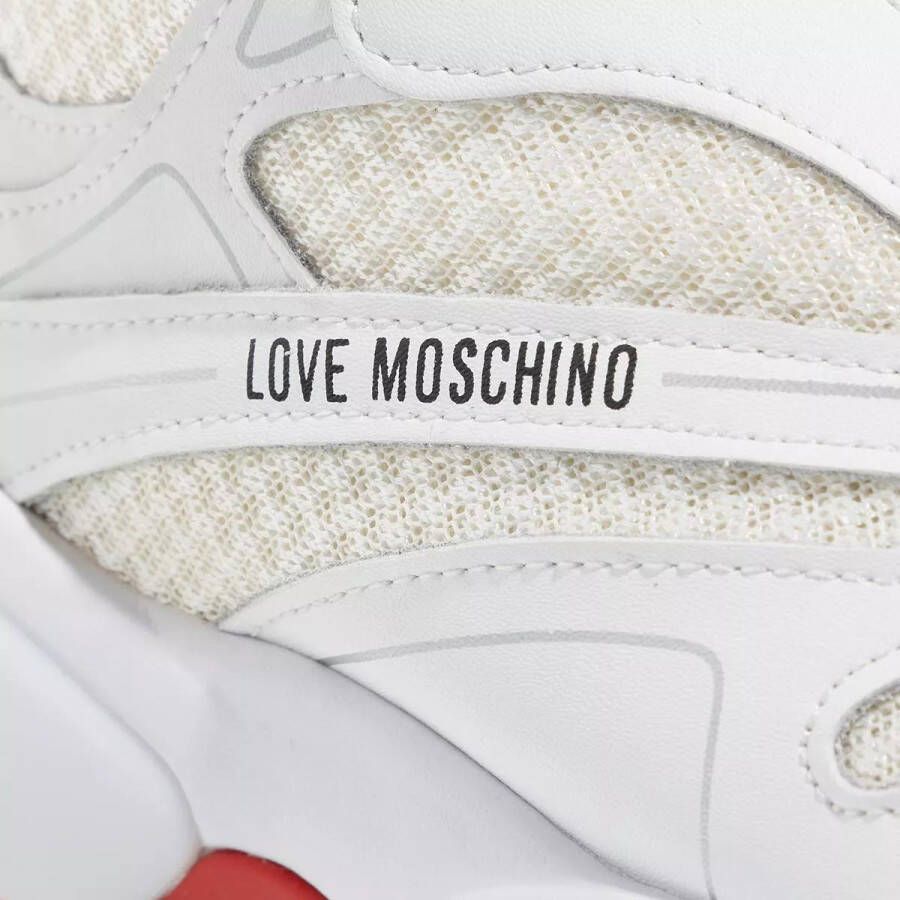 Love Moschino Sneakers Sporty Running in wit