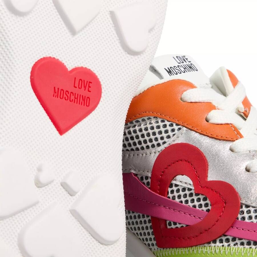 Love Moschino Sneakers Superheart in meerkleurig