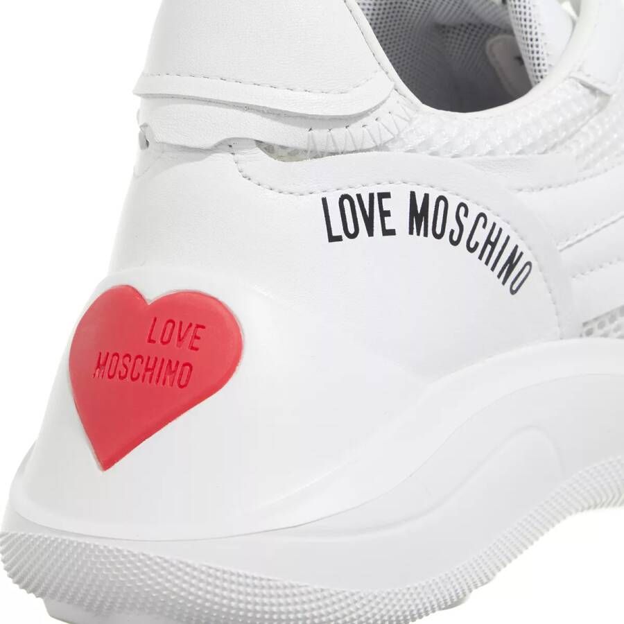 Love Moschino Sneakers Superheart in wit