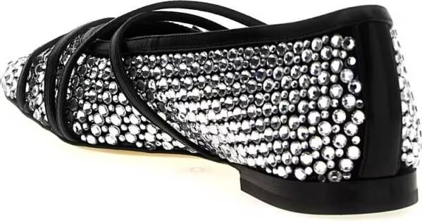 Mach&Mach 'Crystal Net' Ballet Flats in grijs
