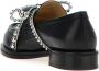 Mach&Mach 'Crystal Studs' Loafers in zwart - Thumbnail 1