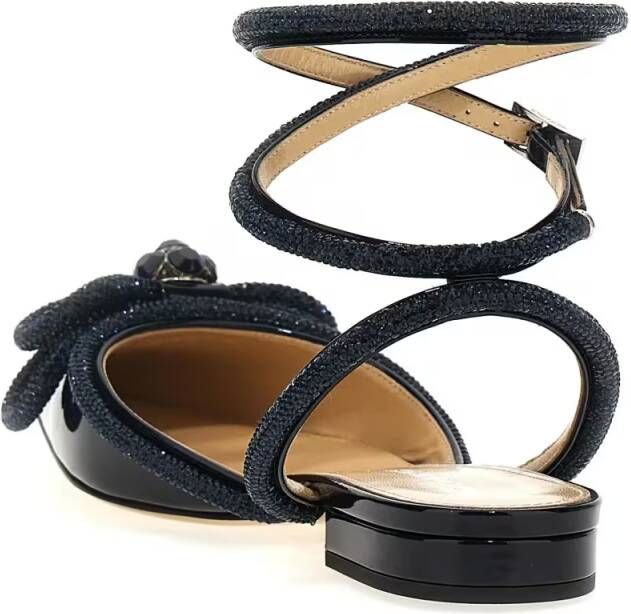 Mach&Mach 'Double Bow' Ballet Flats in zwart
