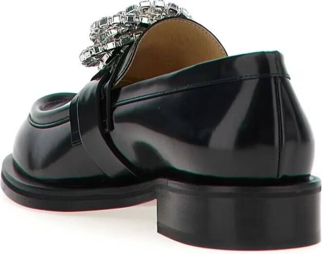 Mach&Mach 'Galaxy Black' Loafers in zwart