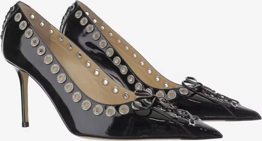 Mach&Mach Hoge hakken Corset-Style Crystal-Embellished Pumps in zwart