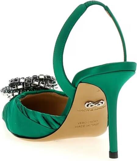 Mach&Mach Hoge hakken 'Galaxy' Slingback in groen
