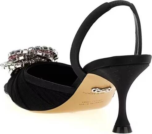 Mach&Mach Hoge hakken 'Galaxy' Slingback in zwart