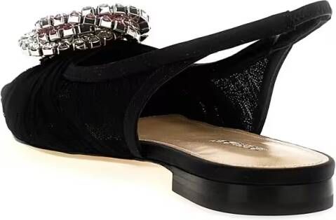 Mach&Mach Hoge hakken 'Galaxy' Slingback in zwart