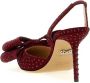 Mach&Mach Hoge hakken 'Le Cadeau' Slingback in rood - Thumbnail 1