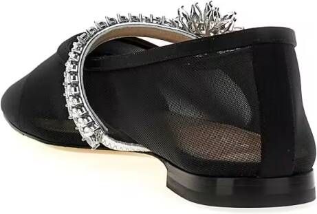 Mach&Mach 'Lotus' Ballet Flats in zwart