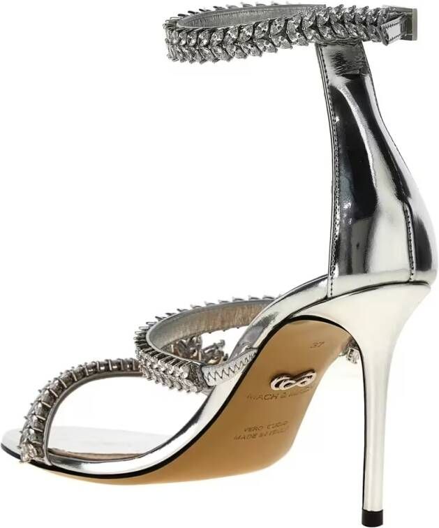 Mach&Mach Sandalen 'Lotus' Sandals in zilver
