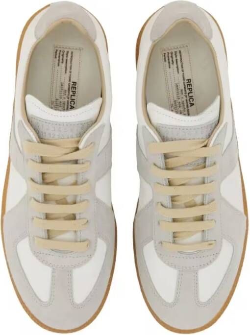 Maison Margiela Low-Top Sneakers "Replica" Sneaker in wit