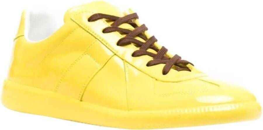 Maison Margiela Low-Top Sneakers "replica" Low Top Sneakers in geel