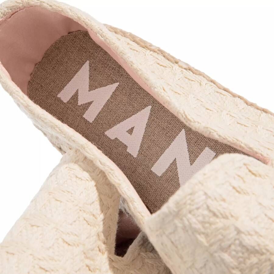 Manebi Espadrilles double sole espadrilles in crème