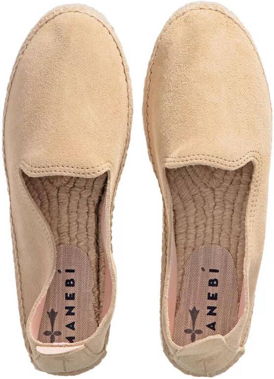 Manebi Espadrilles double sole espadrilles in beige