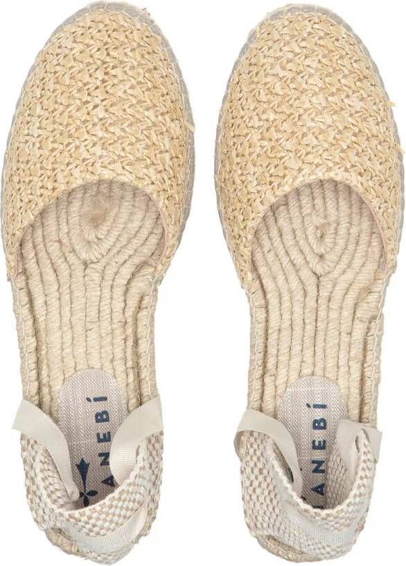 Manebi Espadrilles flat valenciana espadrilles in beige