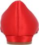 Manolo Blahnik Hangisi Flat Red in rood - Thumbnail 1