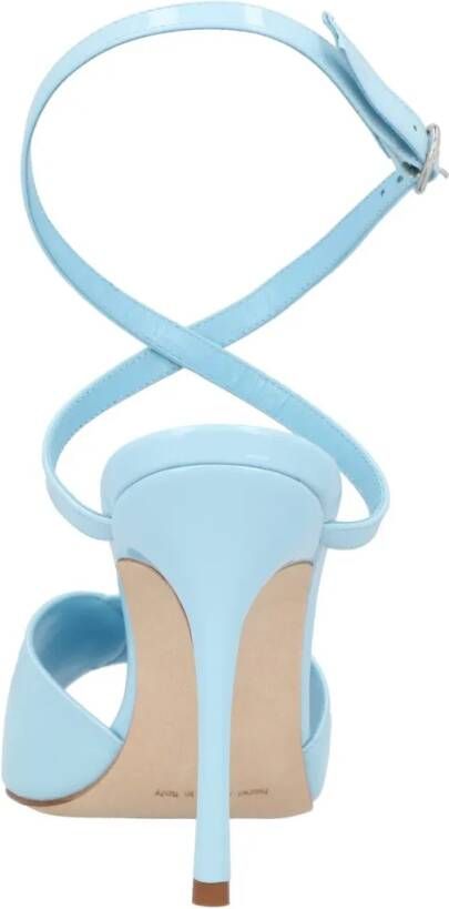Manolo Blahnik Sandalen Hourani 105 Sandal Blue in blauw
