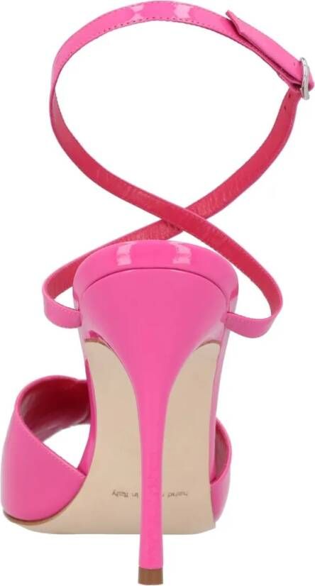 Manolo Blahnik Sandalen Hourani 105 Sandal Pink in roze