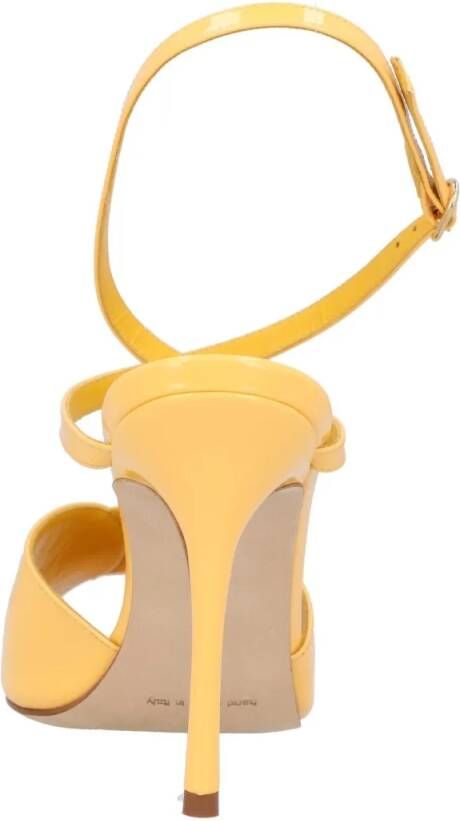 Manolo Blahnik Sandalen Hourani 105 Sandal Yellow in geel