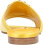 Manolo Blahnik Sandalen Martamod Flat Yellow in geel - Thumbnail 1