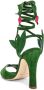 Manolo Blahnik Wrap Sandalen met 10 5 cm Hak Green Dames - Thumbnail 2