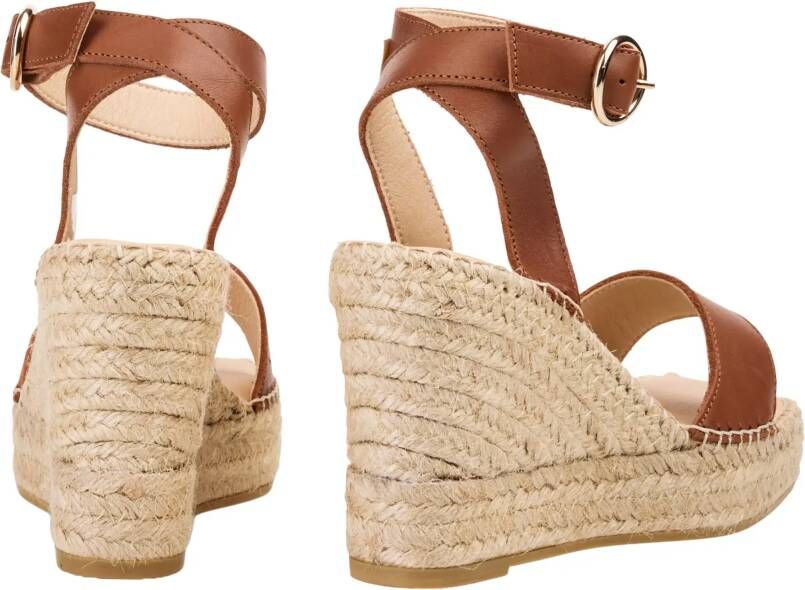 Marc Cain Low-Top Sneakers Espadrille in bruin
