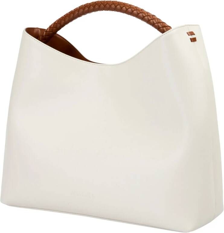 Marc Cain Low-Top Sneakers Henkeltasche in wit