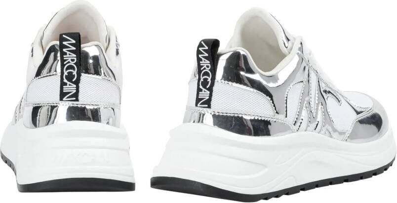 Marc Cain Bags & Shoes Sneaker met contrastgarnering in metallic