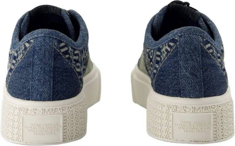 Marc Jacobs Low-Top Sneakers Cotton Blue in blauw