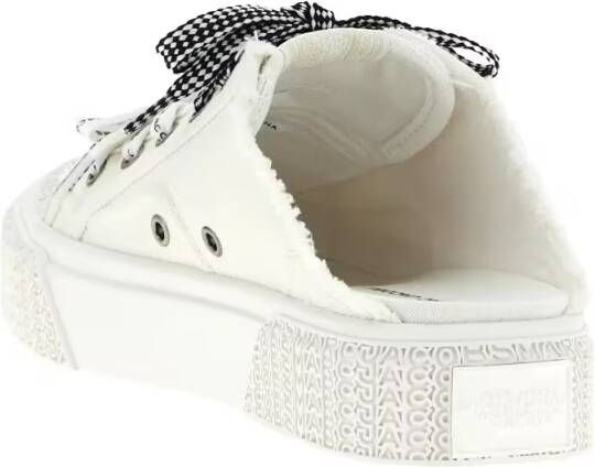 Marc Jacobs Low-Top Sneakers Slide-In Sneakers With Monogram-Textured Midsole A in wit