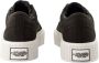 Marc Jacobs Low-Top Sneakers Textured Black Cotton Sneakers With White Rubber S in zwart - Thumbnail 2